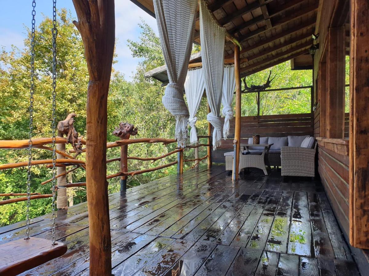 Mystically Wood House In The Forest Carjari Экстерьер фото